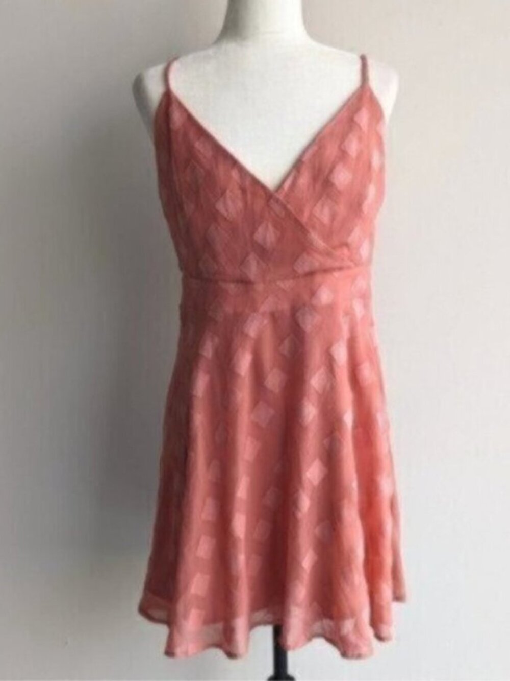 Dynamite coral pink sleeveless mini dress